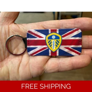 Leeds Utd FC  Keyring **FREE UK SHIPPING**